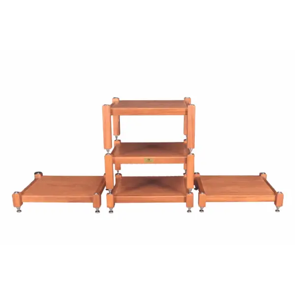 Audio Rack Red Wood 1-3-1